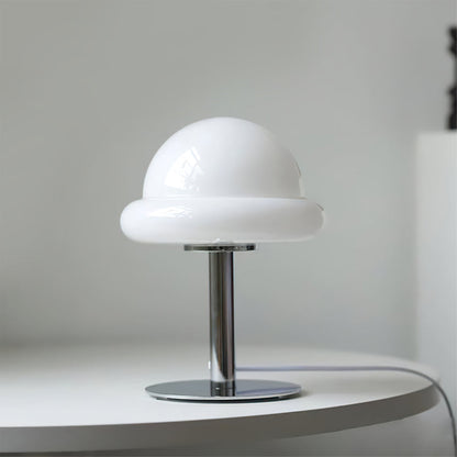 Lampe de Table Design Futuriste en Verre Transparent