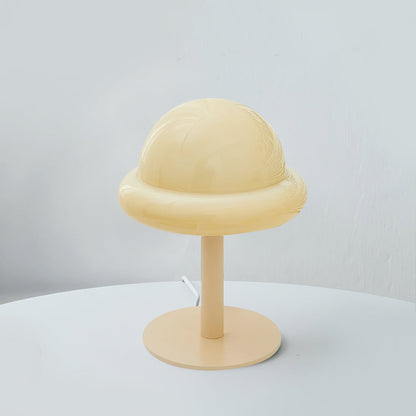 Lampe de Table Design Futuriste en Verre Transparent