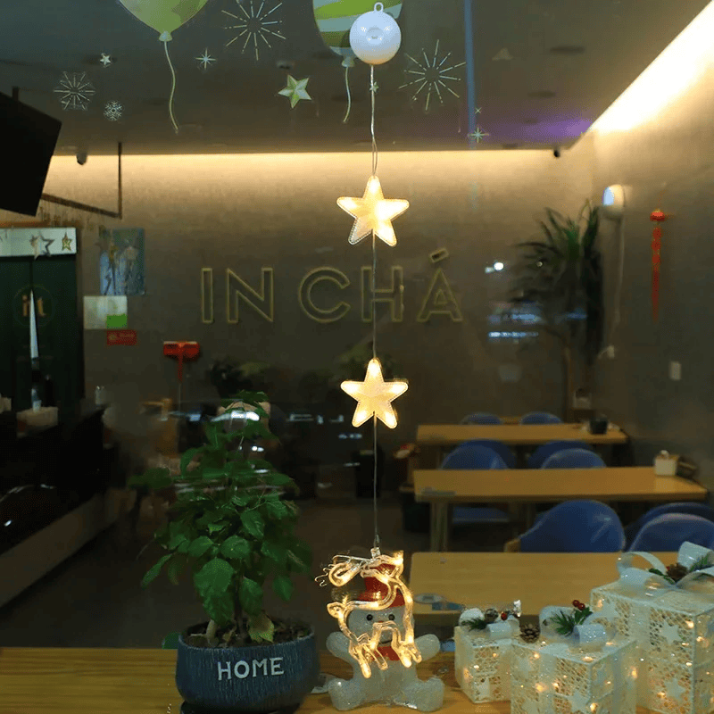 Lampe LED Décoration Hiver Élégante