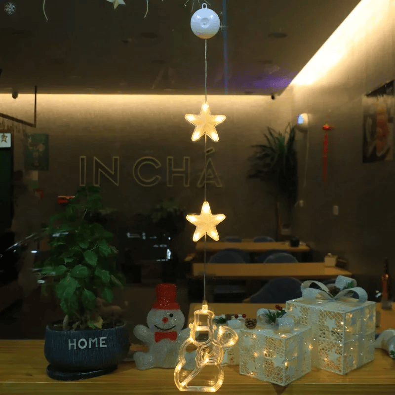 Lampe LED Décoration Hiver Élégante