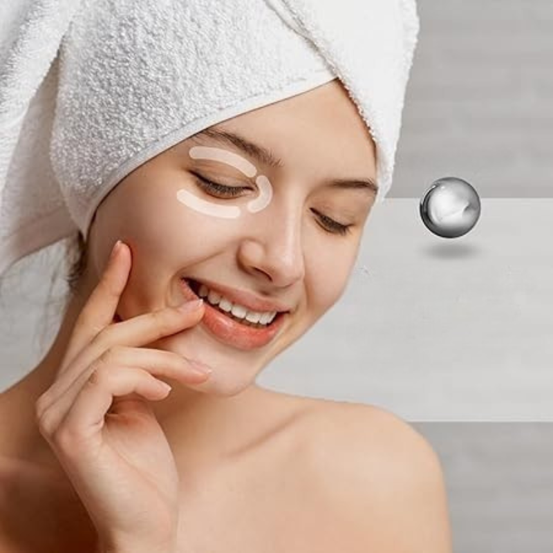 Rouleau Défatigant pour Yeux en Métal Froid - Foivo