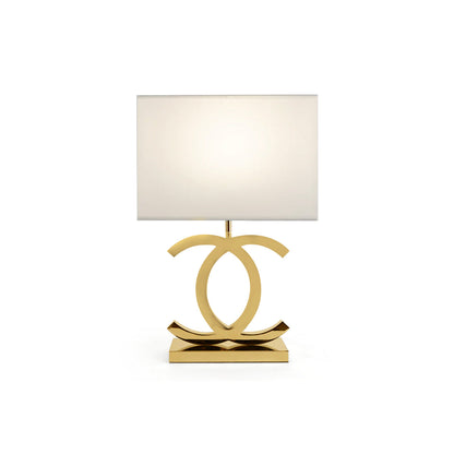 Lampe de Bureau en Métal Brillant | Style Nordique et Raffiné