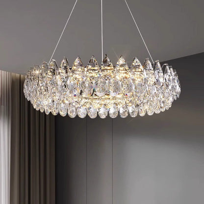 Luminaire Cristal Élégant Suspendu - Foivo