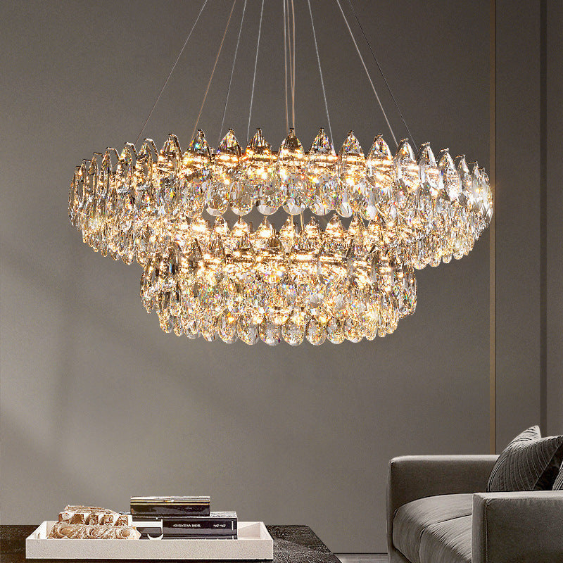 Luminaire Cristal Élégant Suspendu