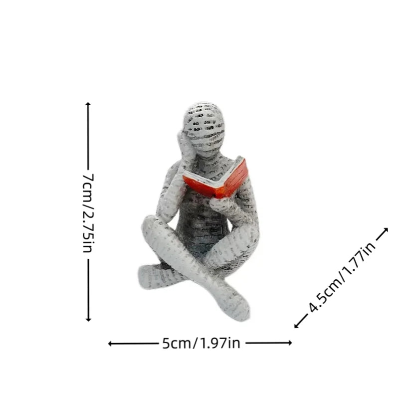 Statue Décorative Femme Penseuse Moderne 5
