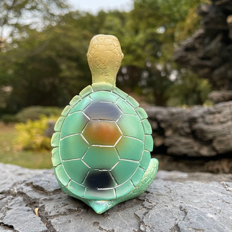Statue de tortue de mer en méditation pour décoration intérieure et extérieure 1