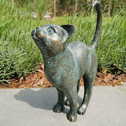 Statues de Jardin Chats Enchantées 4