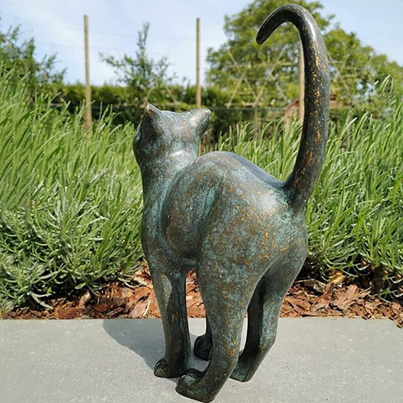 Statues de Jardin Chats Enchantées 5