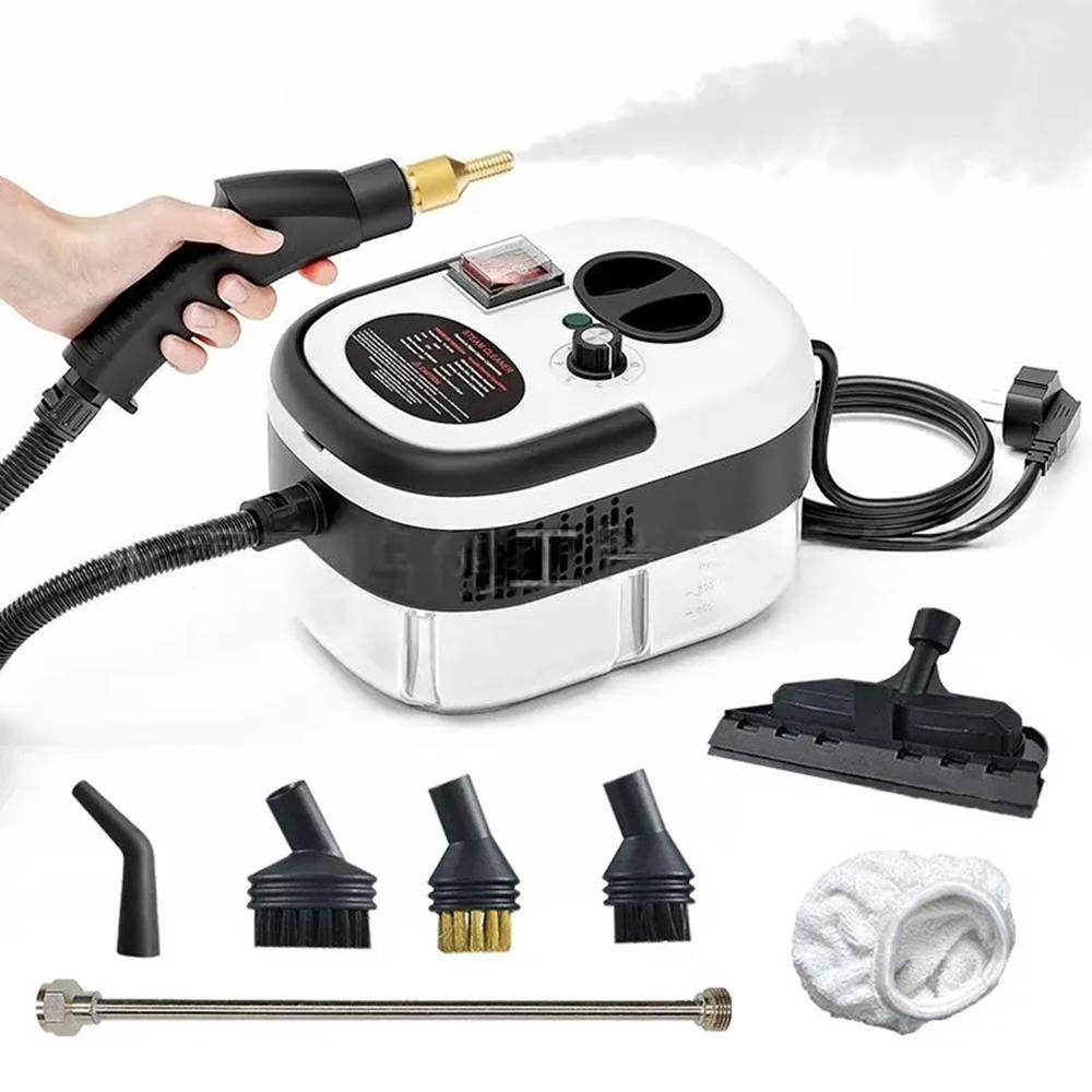 Nettoyeur Vapeur Puissant 2500W - Nettoyage Intensif avec Réservoir 1,1L & Accessoires Complémentaires - blxckfr