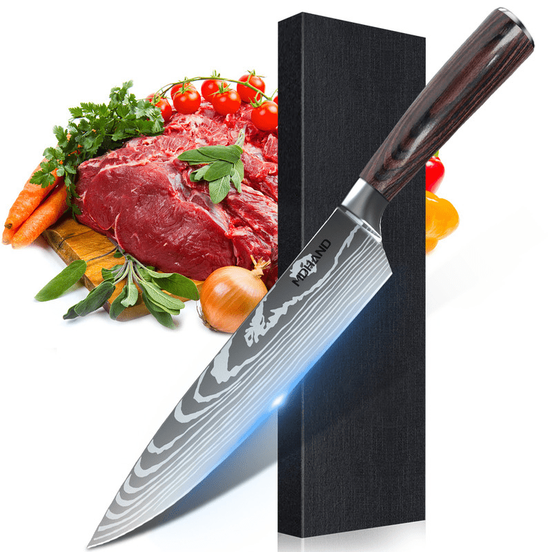Set de Couteaux de Cuisine Unisexe Acier Inoxydable Professionnel - Foivo