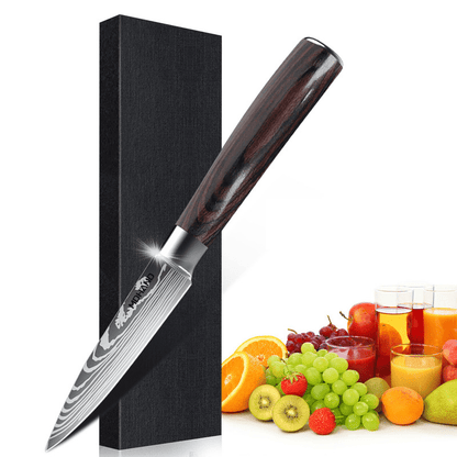 Set de Couteaux de Cuisine Unisexe Acier Inoxydable Professionnel