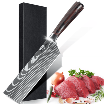 Set de Couteaux de Cuisine Unisexe Acier Inoxydable Professionnel
