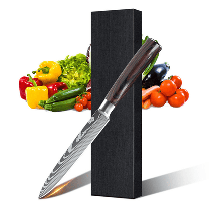 Set de Couteaux de Cuisine Unisexe Acier Inoxydable Professionnel