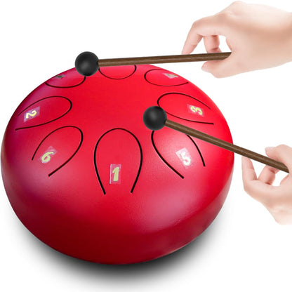 Instrument de Méditation Tambour à Main Métal - BlxckFR