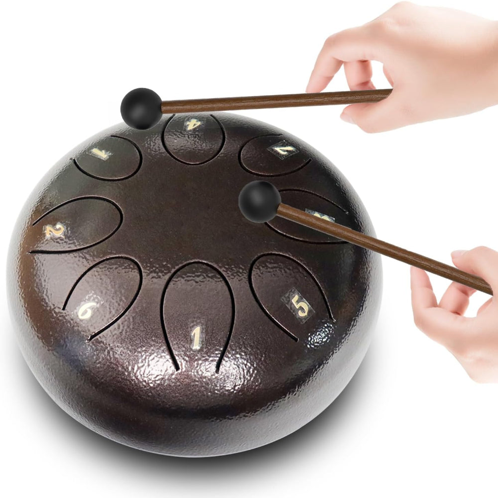 Instrument de Méditation Tambour à Main Métal