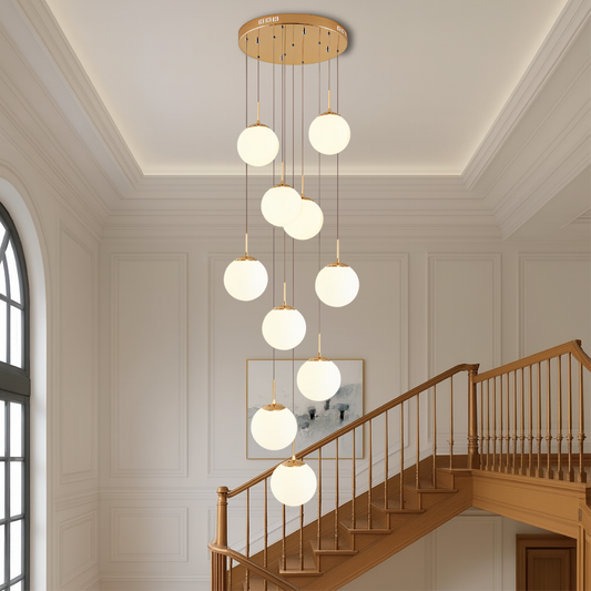 Lustre Élégant Moderne avec Lumière Chaude - Foivo