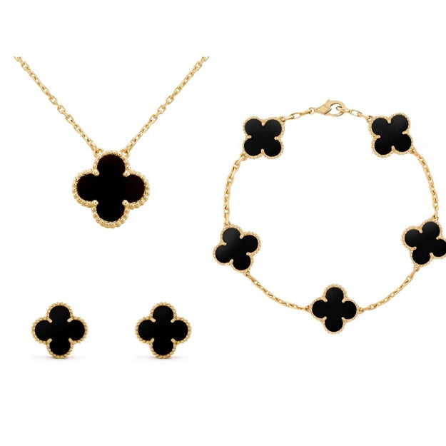 Bracelet Trèfle Doré Réglable | Bijou Chic et Doux pour la Peau