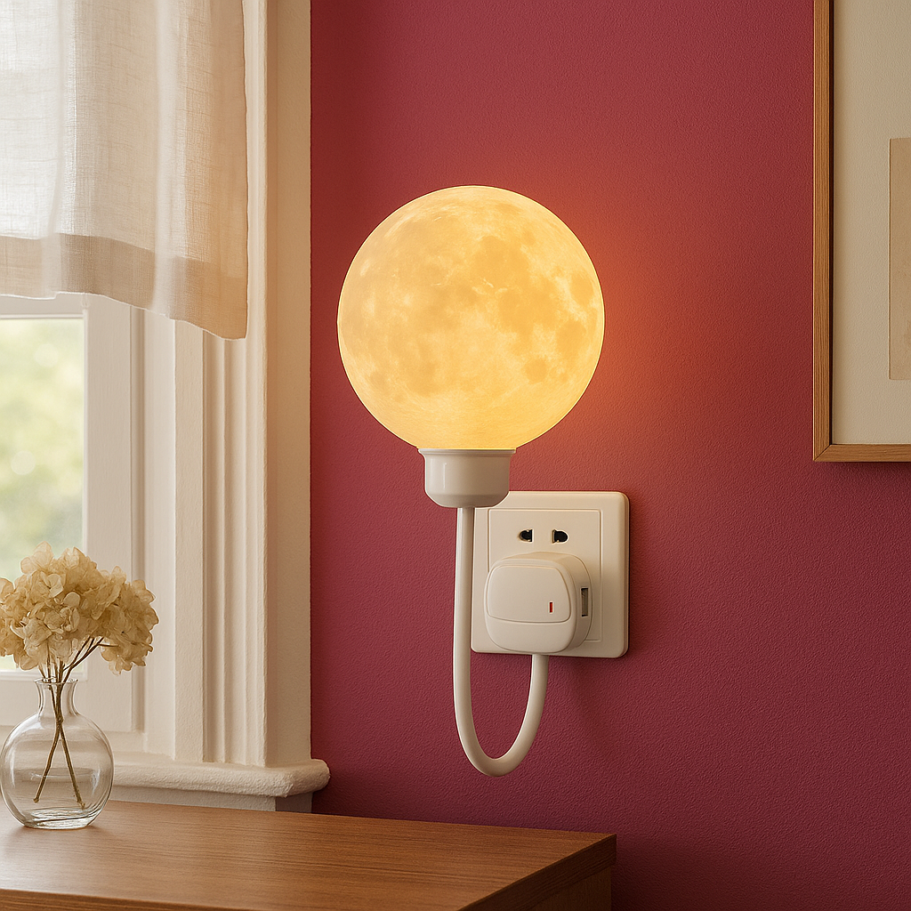 Lampe Murale Lune Rétro Élégante