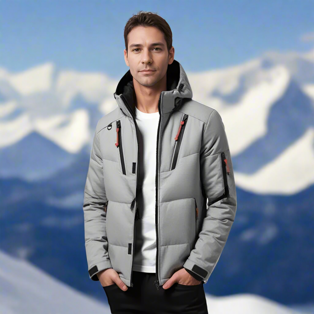 Veste Imperméable à Capuche pour Homme