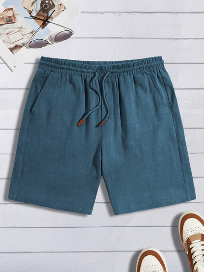 Shorts Droite Été avec Cordage taille