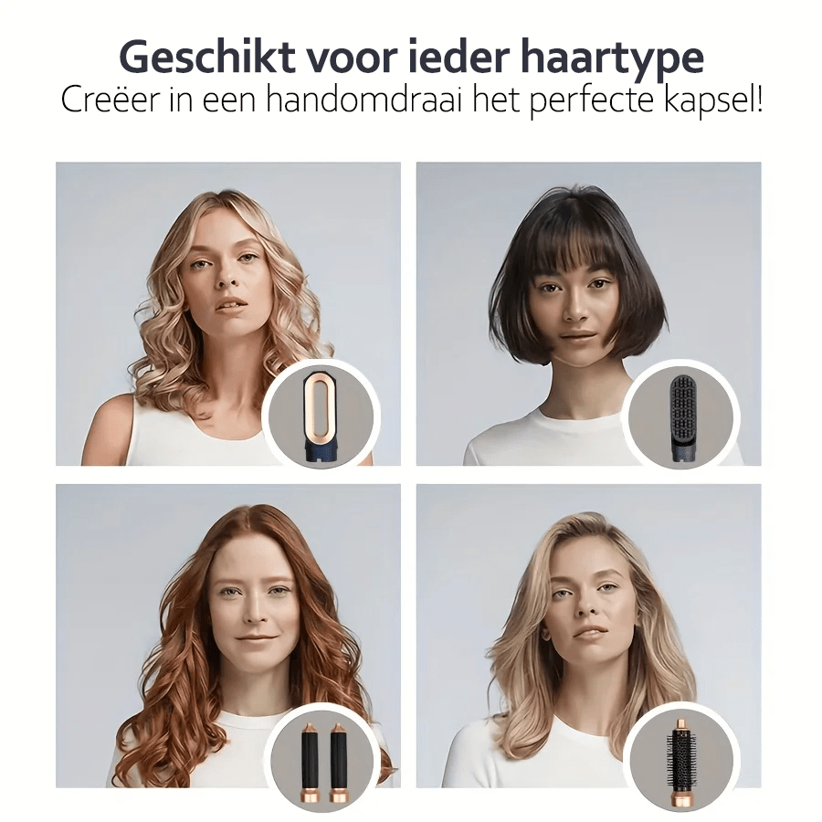 Styler Capillaire 5-en-1 Ionique Multifonction Unisexe