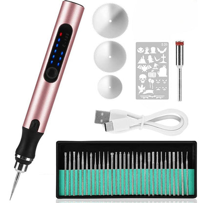 Stylo Graveur Électrique Rechargeable Précis avec Vitesse Réglable 1