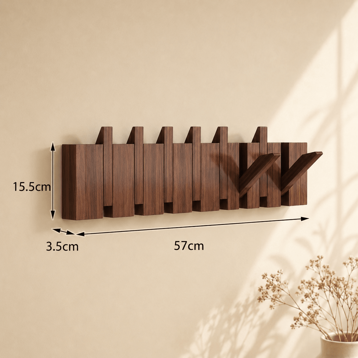 Support Mural Piano en Bois Pratique et Compact