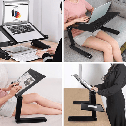 Support Ordinateur Portable Réglable 360° pour Travailler à Domicile et Bureau 1