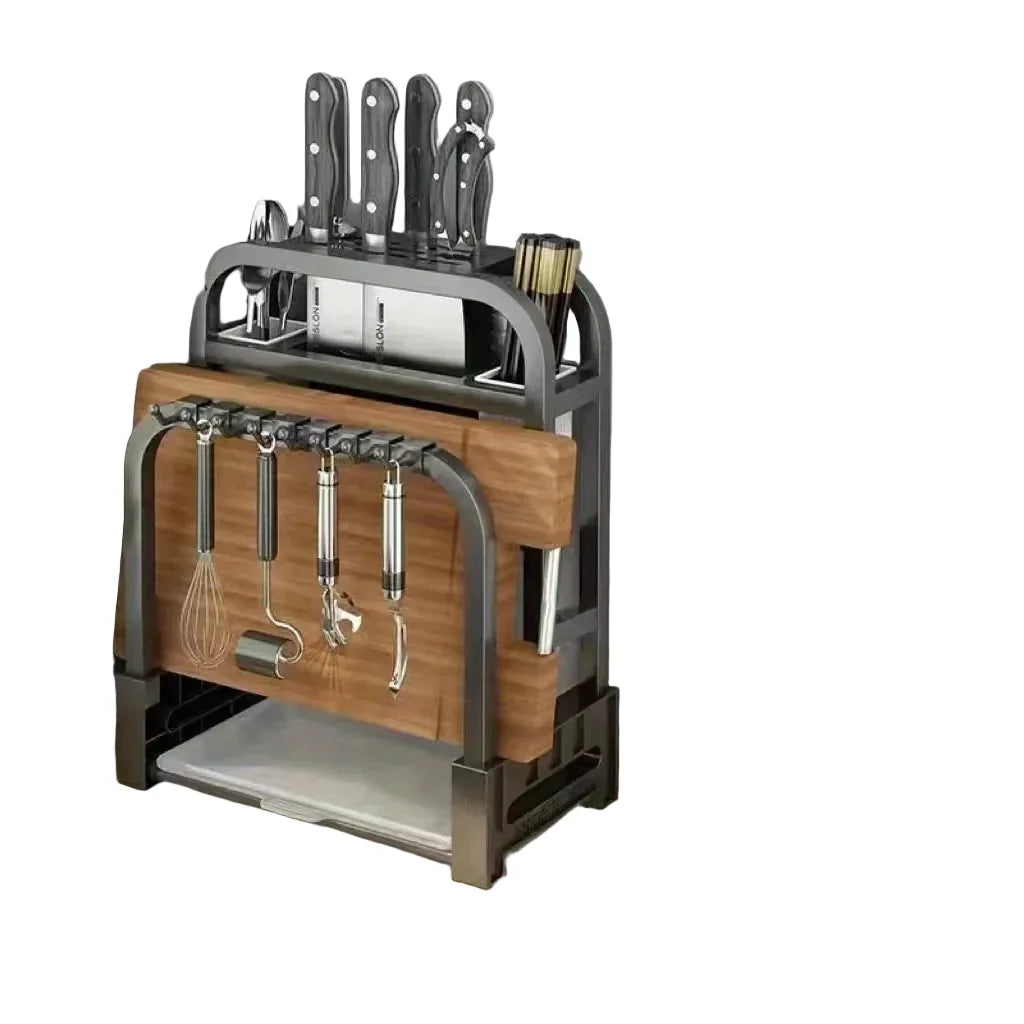 Support de cuisine Unisexe en acier inoxydable multifonctionnel - Foivo
