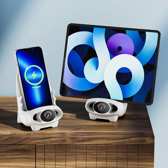 Support de Téléphone Multifonctionnel avec Chargeur Intégré Ajustable 3
