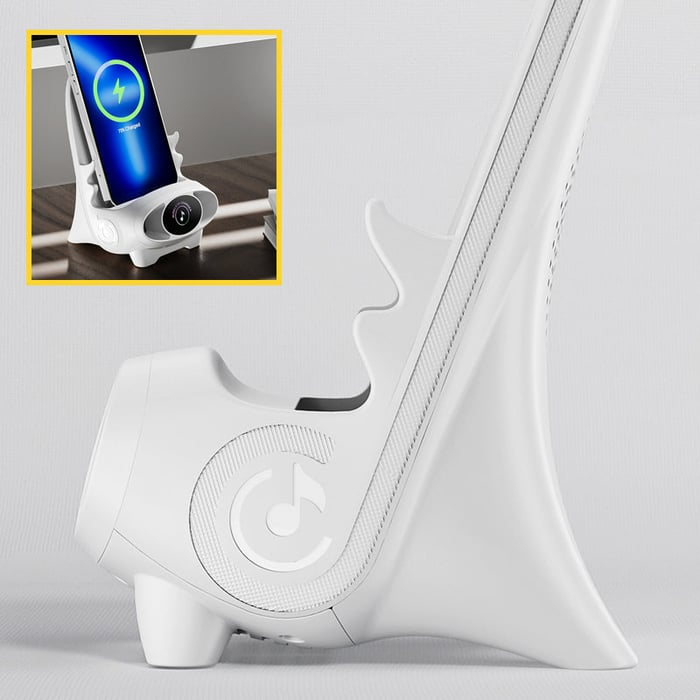 Support de Téléphone Multifonctionnel avec Chargeur Intégré Ajustable 6