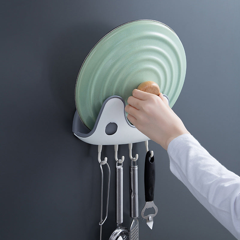 Support de rangement mural pour couvercles de casseroles 5