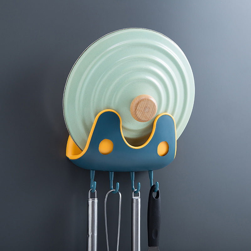Support de rangement mural pour couvercles de casseroles 6