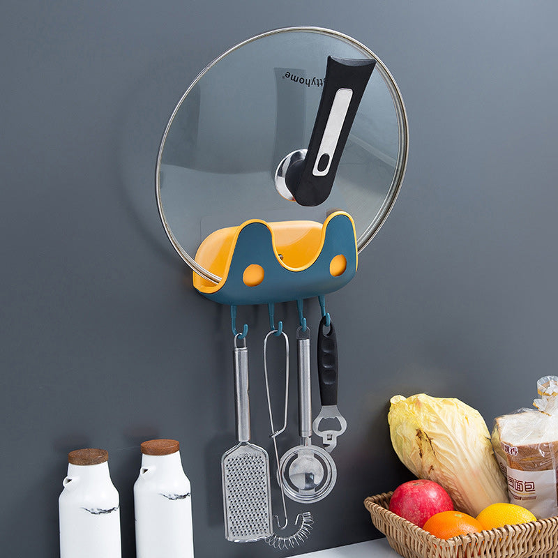 Support de rangement mural pour couvercles de casseroles 7