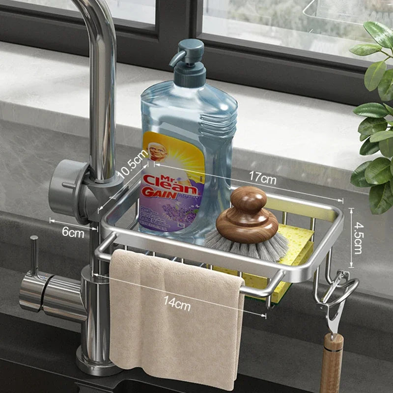 Support de rangement pour évier en aluminium 8
