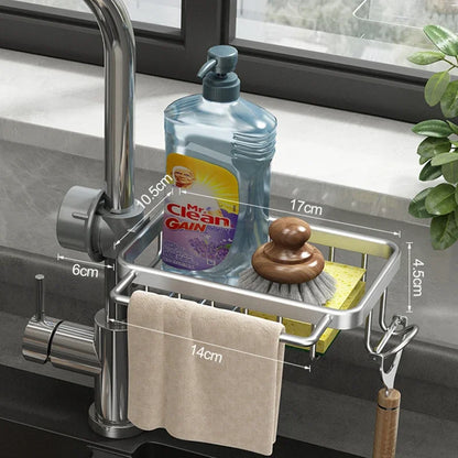 Support de rangement pour évier en aluminium 8