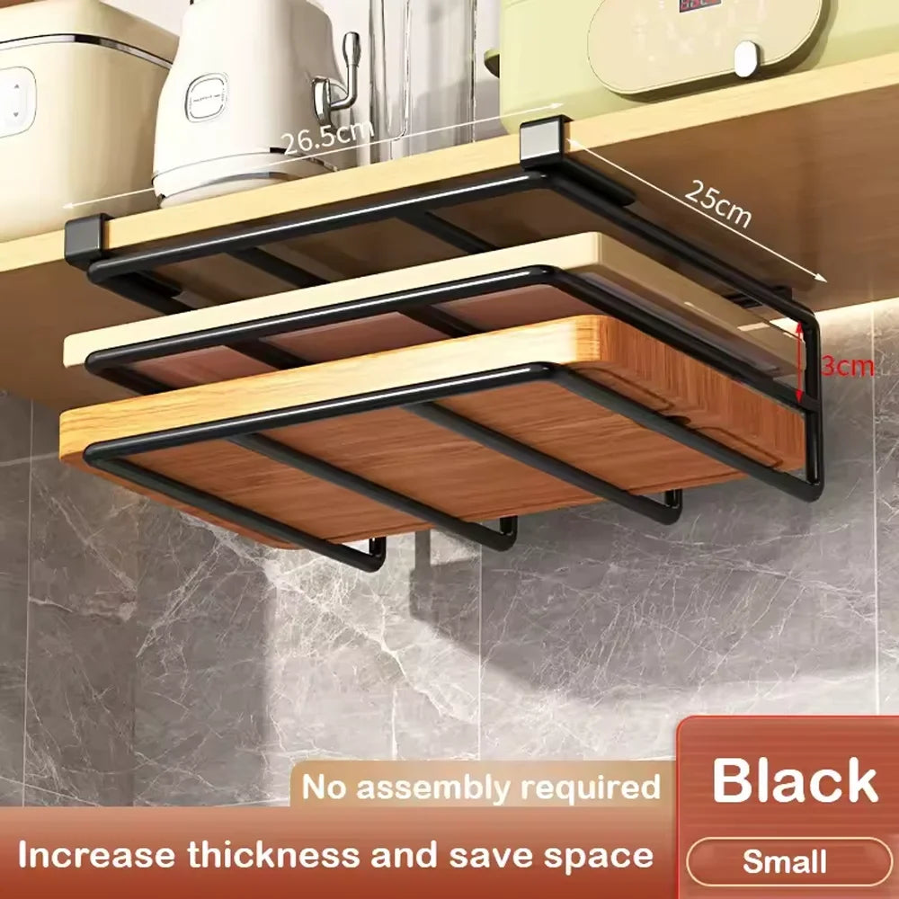 Support de rangement suspendu de cuisine multifonctionnel 7
