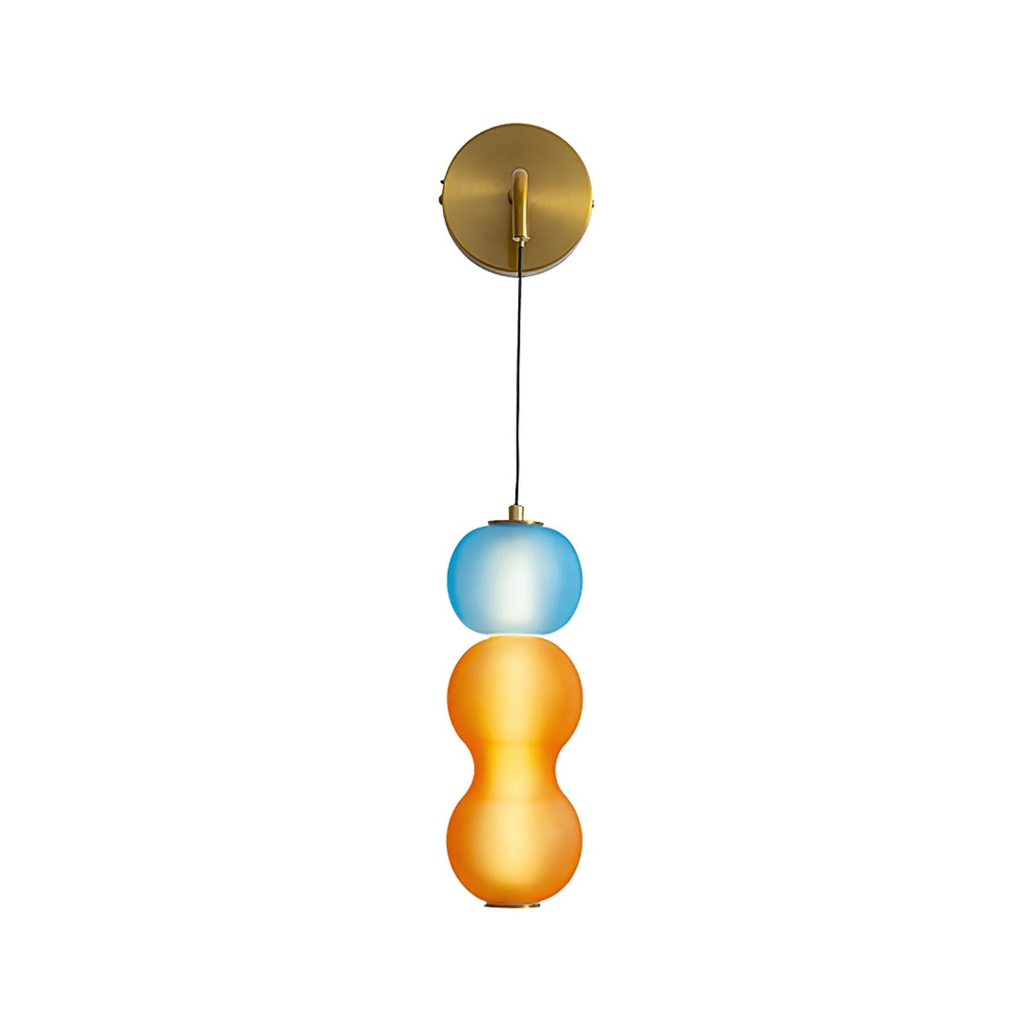 Lampe Murale Chic en Laque Doré avec Fleur Délicates Beige