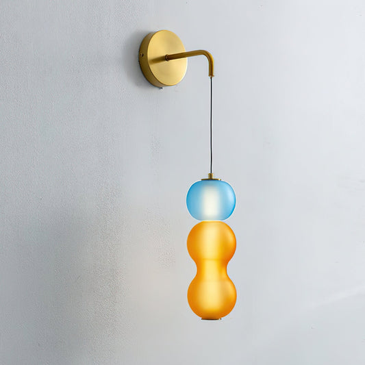 Lampe Murale Chic en Laque Doré avec Fleur Délicates Beige - Foivo