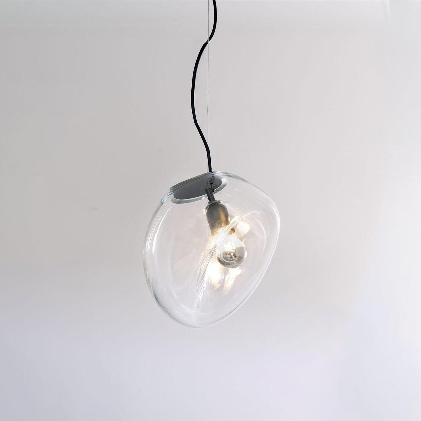 Lampe Plafond en Verre Élégant | Style Minimaliste et Ambient Chaleureux