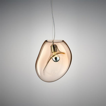 Luminaire Suspendu en Verre Transparent – Éclairage Élégant Pour Intérieur