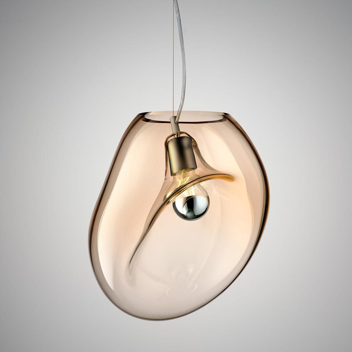 Luminaire Suspendu en Verre Transparent – Éclairage Élégant Pour Intérieur - Foivo