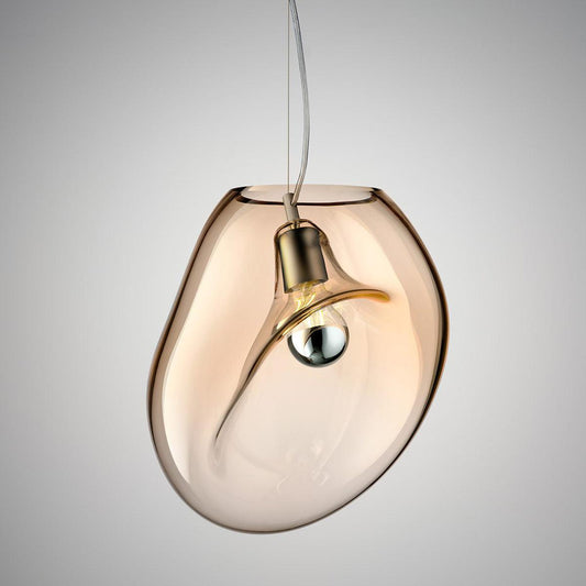 Luminaire Suspendu en Verre Transparent – Éclairage Élégant Pour Intérieur - Foivo