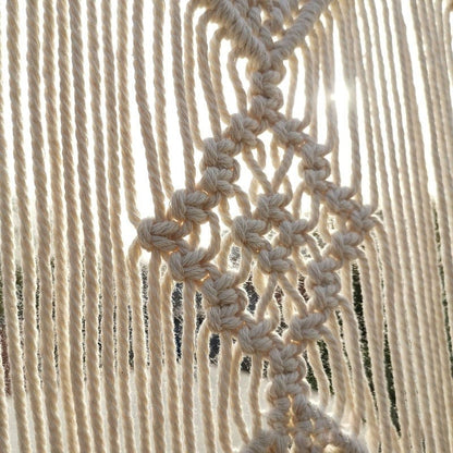 Suspended Macramé Drapery Bowl 7