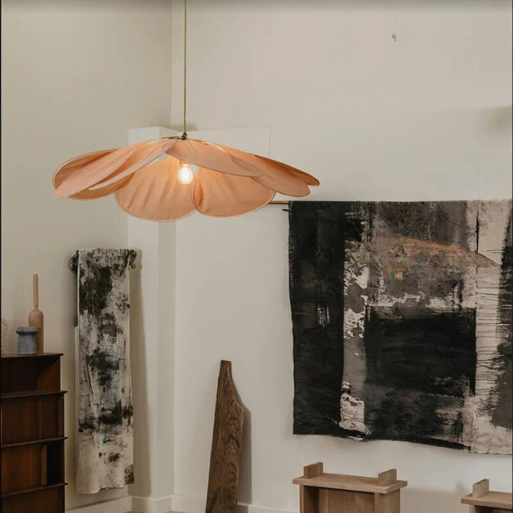 Lampe Suspension Florale Élégante