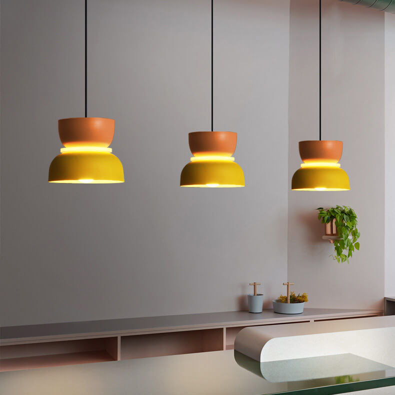 Suspension LED Scandinave Colorée Moderne 3