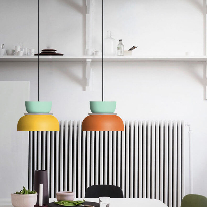 Suspension LED Scandinave Colorée Moderne 6