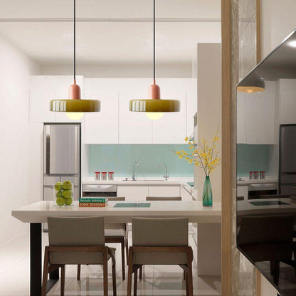 Suspension Luminaire Bauhaus Design Coloré 4