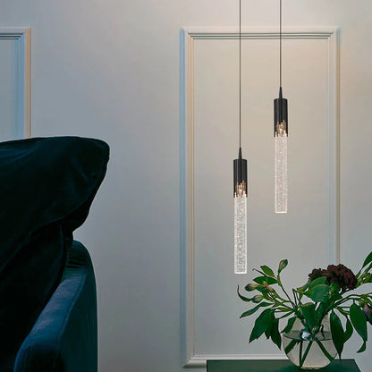 Suspension Moderne Cylindrique en Verre 7