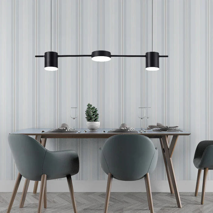 Suspension Moderne en Aluminium AuraDrum 8